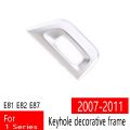 Car Ignition Key Lock Panel Cover Trim Sticker Keyhole Decorative Ring for-BMW 1 Series E81 E82 E87 2007-2011. 