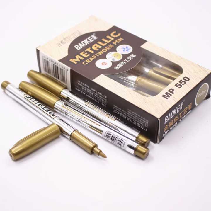 Metallic Paint Permanent Gold Marker Pen | Resin art | Craft work | Gold Marker | 1.5mm