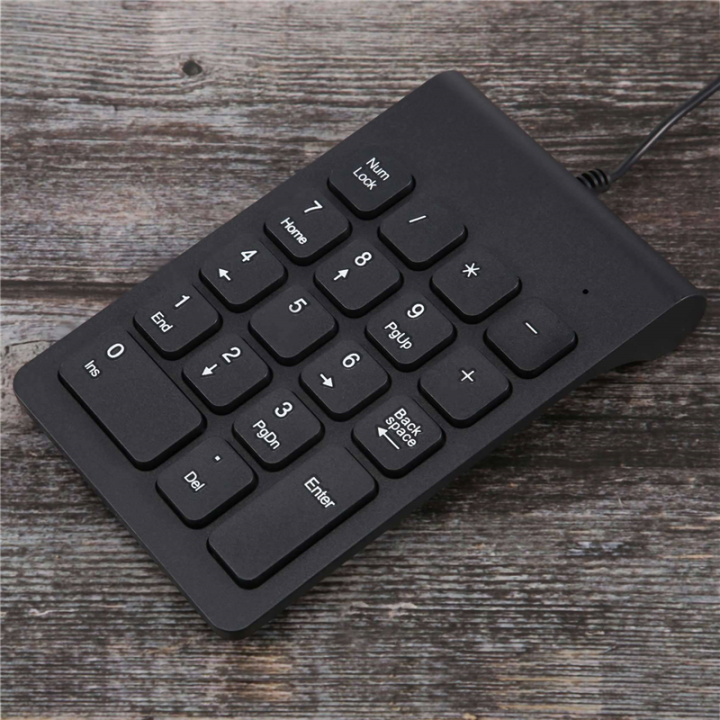 5X Mini USB Wired Numeric Keypad Numpad 18 Keys Digital Keyboard for ...