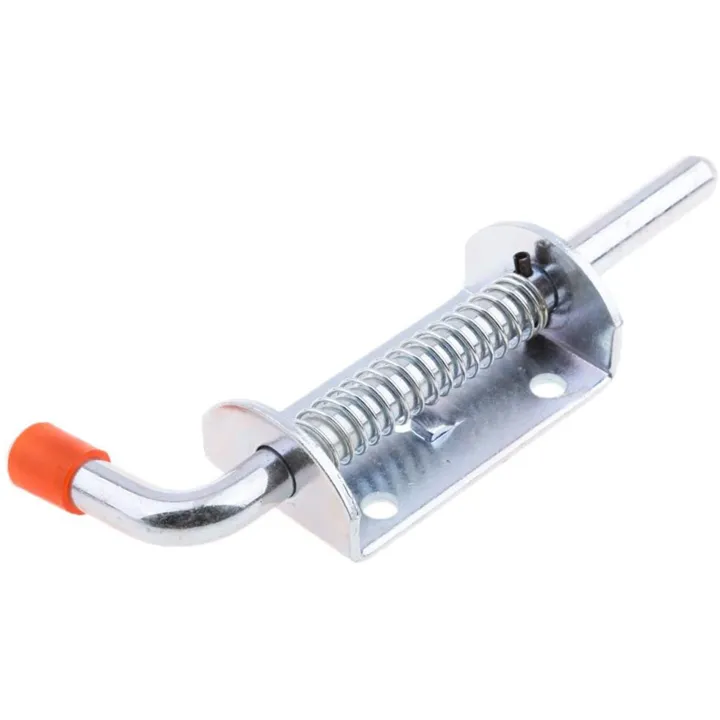 Nullmul%202X%20Metal%20Lock%20Barrel%20Bolt%20Spring%20Loaded%20Latch%20with%20Grip%20Heavy%20Duty%20for%20Gate%20Shed%20Door%20Trailer%20Garage%20-%20Image%202