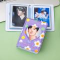 3 Inch 40 Bags Cartoon Heart Hollow Out Photo Album Polaroid Storage Box Card Collection Book Pvc Photo Card Holder. 