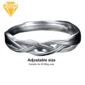 Silver Niche Light Luxury Ring Men's Ring, Simple And Versatile Style. 