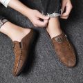 【ALLGOOD】Korean Half Shoes for men Half Slippers Flat Sandals Lazy Shoes Loafers for men New Fashion Casual Shoes Mules for men. 