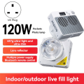 ML100Bi Bi-Color LED Light 2800-6500K Supports Wireless Control Portable Selfie Lights for Video Recording Live Streaming UK Plug. 