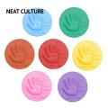 Baby Care Air Drying Soft Clay Baby Handprint Footprint Imprint Kit Casting Parent-Child Hand Inkpad Fingerprint Kids Toys DIY. 