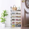 Shoe Shelf Storage Organizer |  6-Tier Stackable High Quality  Shoe Rack. 