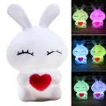 7 Colors Changing Lovely Rabbit LED Night Light Lamp Bedroom Decoration Kids Gift. 