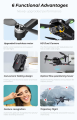H16 Dual Camera Drone Quadcopter Brushless Aerial Photography Laser Obstacle Avoidance Drone. 