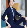 Business Wear Women's Clothing Elegant Outfit Women's Short Suit Spring and Autumn Suit Coat Female Business Student Interview Work Clothes. 