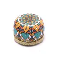 Retro Floral Tin Can Tea Storage Box Candy Gift Case　GENGLI. 