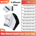 100pcs Poly Mailer White Daraz Flyers Bundle of 100 Bags  2.2mm packaging material Bags Plastic Poly Envelope Flyer Packs Postal Safe Mailing Bags Shipping packing Bags. 