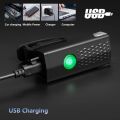 Bicycle Light USB Rechargeable 300 Lumens 3 Mode Bicycle Front Light Lamp Waterproof 6000K Bike Headlight Cycling LED Flashlight. 