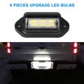 2Pcs 12V LED Number License Plate Light for Car Boats Motorcycle Automotive Aircraft RV Truck Trailer Exterior Lamps. 