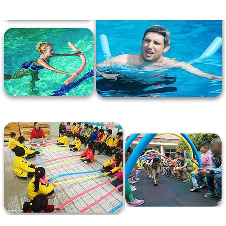 150CM Swimming Pool Float Aid Swim Noodles Ring Foam Buoyancy Stick Useful For Kids Adult Pool Accessories Floating Foam Sticks DFGGT