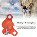 Climbing Rope Grip Clamp, Climbing Rope Grab Safety Lightweight High Strength for Mountaineering for Rock Climbing. 