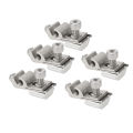 5Pcs Solar Panel Grounding Lugs Metal Clips Cable Clamps Bracket Earth Clip♡. 