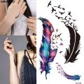 Waterproof Temporary Fly Tattoo Stickers Body Art Hand Foot for Girl Women Men. 