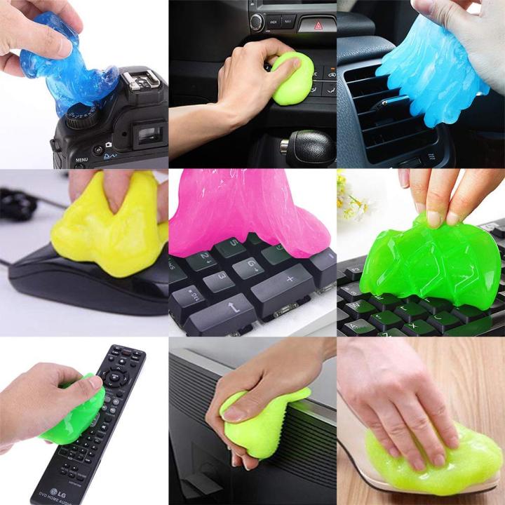 Universal Dust Cleaning Gel Car Computer Calculator Gum Slime Super Clean 80g