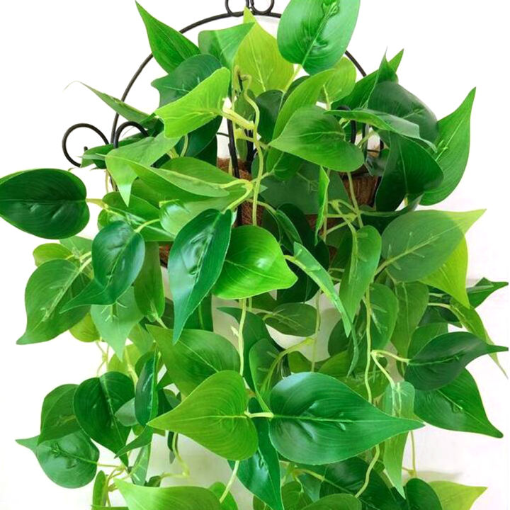1 Pc Artificial Plants Vines Greenery Rattan Fake Hanging Plant Faux Hanging Flowers Vine for Wall Indoor