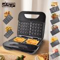 DSP 7 in 1 Sandwich Maker Nonstick 800W (KC1162). 