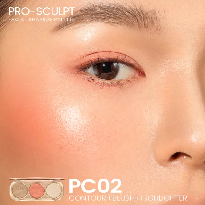 FOCALLURE%203%20In%201%20Pearlescent%20Highlighter%20Contour%20Blush%20Palette%20Multi-Use%203D%20Matte%20Face%20Contour%20Blusher%20Makeup%20Powder%20Cosmetics%20-%20Image%206