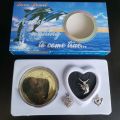 【CW】 Mussel Gift Oyster Pearls Pendant Necklace with Cage Locket. 