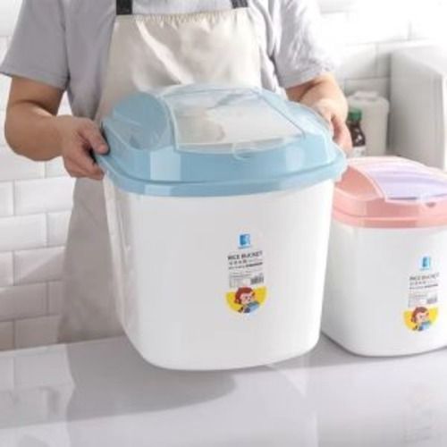 Plastic Container For Rice Disposable Plastic Rice Bucket 10kg Airtight Rice Storage Container - Keep Your ...