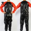 Weight Loss Hot Sauna Suits for Women Men Big and Tall Workout Sports Clothing Sweat Gym Set Pants and Top Hoodie Jacket Pvc. 