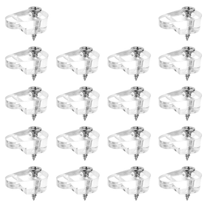20%20pcs%20Glass%20Wardrobe%20Clamp%20Mirror%20Clips%20Holder%20Fixing%20Plastic%20Cabinet%20Door%20Window%20Square%20Channel%20Retainer%20Grid%20-%20Image%206