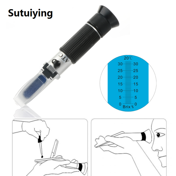 Sutuiying%20New%20style%20RZ%20Refractometer%20Sugar%20Meter%20Digital%20Handheld%20Sugar%20Brix%20Test%20Optical%200-32%25%20ATC%20Fruit%20Sugar%20Meter%20Saccharimeter%20RHB-32ATC%20-%20Image%203