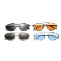 New style Unisex Vintage Sunglasses Cool Retro Brand Designer Fashion Eyewear Metal Small Frame Designer Sun Glasses for Outdoor Activities Street Fashion Men and Women Eye Protection Accessory. 