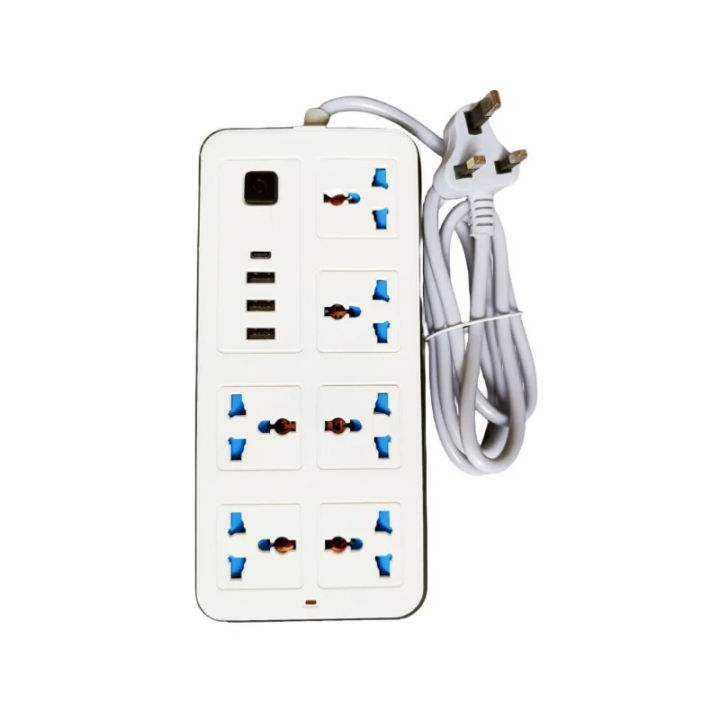 Multi%20Plug%20With%20Wire%20Code%203%20in%201%20USB%20Ports%20Type%20C%20port%204%20Power%20Socket%202M%20length%20Wire%20Code%20-%20Image%202