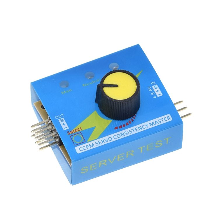 Tzt Servo Tester Gear Test Ccpm Consistency Master Checker 3ch 4.8-6v With Indicator