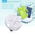 USB Mini Washing Machine Portable Ultrasonic Turbine Laundry Washer Travel Home. 