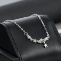 Fashion Star Pendant Necklace Women Trendy Simple Tiny Rhinestone Jewelry Temperament Party Wedding Gift. 
