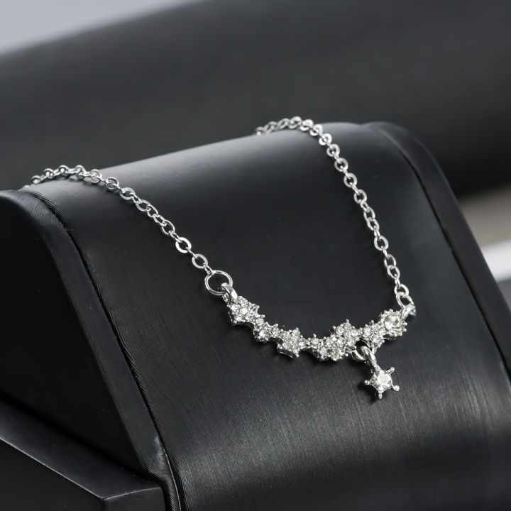 Fashion%20Star%20Pendant%20Necklace%20Women%20Trendy%20Simple%20Tiny%20Rhinestone%20Jewelry%20Temperament%20Party%20Wedding%20Gift%20-%20Image%204