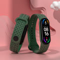 Silicone Braided Solo loop Bracelet For Xiaomi Mi Band 7 NFC Wrist Quick Replacement Sport smartwatch correa mi band 6 5 4 strap. 