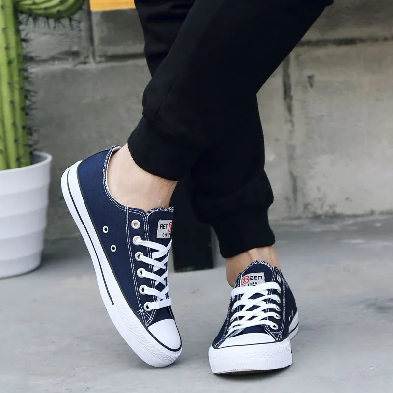 Renben Canvas Shoes Spring and Summer Leisure Men's Shoes Couple
