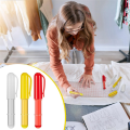 6 Pcs Sew Chalk Fabric Marker Fabric Pencils Chalk , Marker Tailors Chalk , Erasable Sewing Chalk , Red, Yellow, White. 