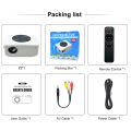 Y2 1280x720P 80ANSI Mini LCD LED Smart Projector, Plug Tpye:UK Plug. 
