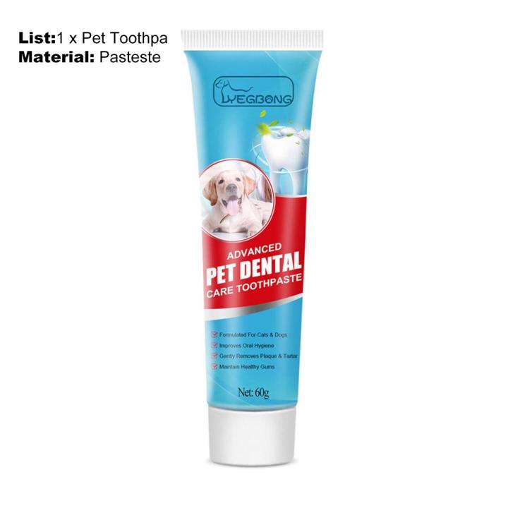 Dog Dental Toothpaste Edible Pets Helps Reduce Tartar And Plaque ...