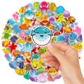 10/30/50/100pcs Cute Marine Animals Stickers Ocean World Cartoon Decals Kids Toy Scrapbook Laptop Luggage Phone Graffiti Sticker. 