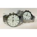 Aramn Silver luxury Look cupel fashion watch. 