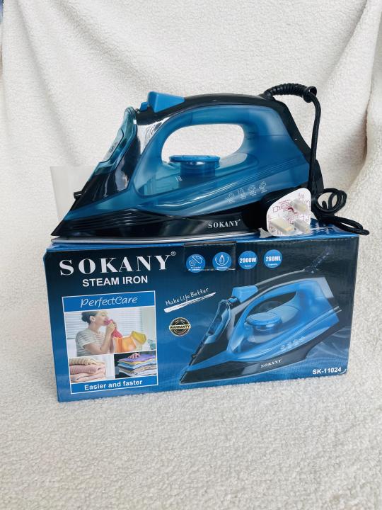 SOKANY%20Steam%20Iron%202000W%20%7C%20Ceramic%20Soleplate%20%7C%20Powerful%20Steam%20&%20Spray%20%7C%20Model%20SK-11024%20-%20Image%202
