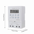 Smart Home Microcomputer Digital Timer Switch 30A AC 220V Programmable Timer Automatic 1Min - 168H Time Control Switch Daily Timer. 