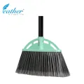KIDS BROOM TRAINER WITH 70CM PLASTIC COATED METAL HANDLE - FEATHER BRAND. 