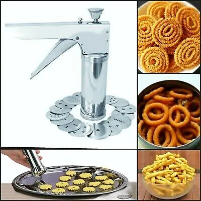 Stainless%20Steel%20Kitchen%20Press%20Gripo%20String%20Hopper%20Idiyappam%20Maker%20and%20Sev%20Murukku%20&%20Mixer%20Maker%20with%2015%20Different%20Jali%20Disk%20Blade%20(Made%20in%20India)%20-%20Image%203
