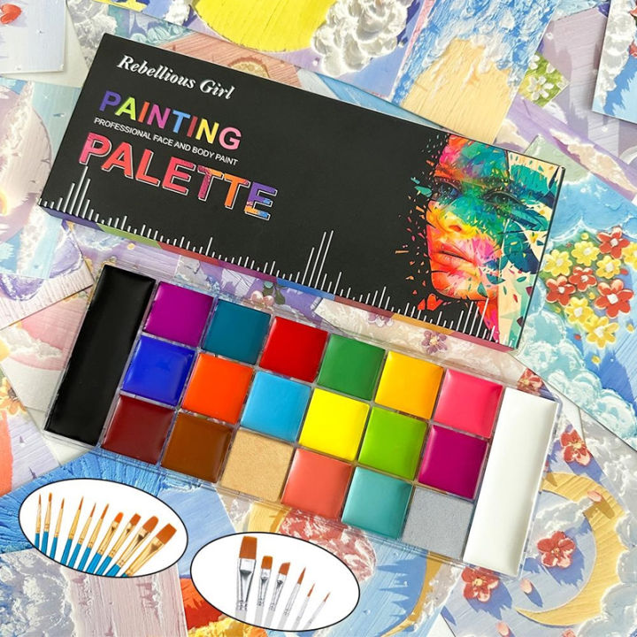【Value Bundle】 20 Color Sfx Children's Painting Set Halloween Party ...