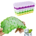 7 Lattice Food Grade Silicone Ice Cube Maker Mould with Lids Easily Removable Ice Tray Mould for Ice Cream Party Cold Drink. 
