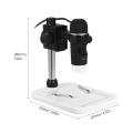 KOGEEK 300X Magnification 5M Pixels USB Digital Microscope with Stand Magnifier with 8-LED Light. 